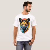 アフリカン・ワイルド・ドッグ Tシャツ (正面フル)