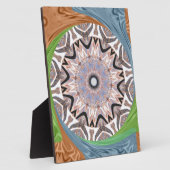 アフリカン・ワール・アートプリント フォトプラーク (側面)