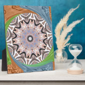 アフリカン・ワール・アートプリント フォトプラーク (側面)