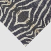 アフリカヴィンテージゼブラストライプパターン分離アート 薄葉紙 (詳細)