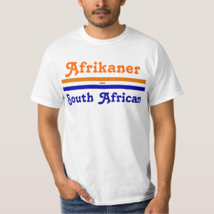アフリカーナ/南アフリカ Tシャツ
