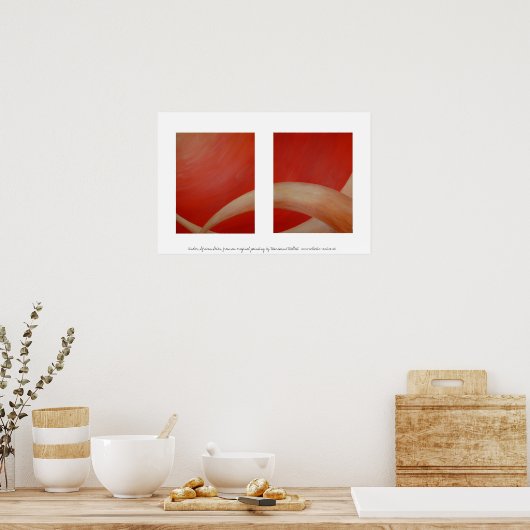 アフリカ上空で ポスター (キッチン)