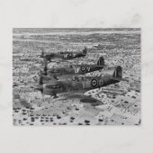 アフリカ上空のスピットファイターズ， 1943 ポストカード (正面)