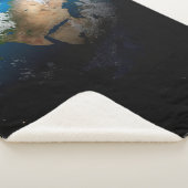 アフリカ上空の模擬雲を示す全地球。 シェルパブランケット (3/4)