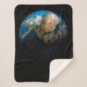 アフリカ上空の模擬雲を示す全地球。 シェルパブランケット (正面)