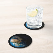 アフリカ上空の模擬雲を示す全地球。 ラウンドペーパーコースター (インサイチュ)