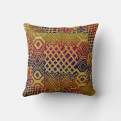 アフリカ中心の都市モダン クッション (裏面)