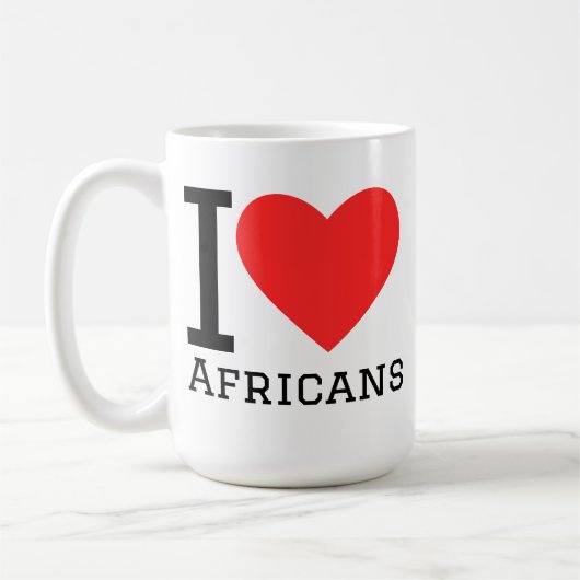 アフリカ人が大好き コーヒーマグカップ (左)