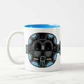 アフリカ人の破裂音 ツートーンマグカップ (左)