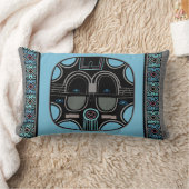 アフリカ人の破裂音 ランバークッション (ブランケット)