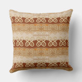 アフリカ人のAdinkraの民族の記号 クッション (裏面)