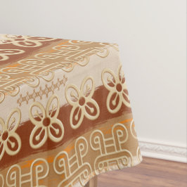 アフリカ人のAdinkraの民族の記号 テーブルクロス