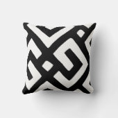 アフリカ人のKubaの布2 クッション (裏面)