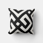 アフリカ人のKubaの布2 クッション (正面)