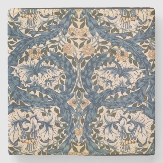 アフリカ人のMarigoldのデザイン1876年 ストーンコースター (正面)