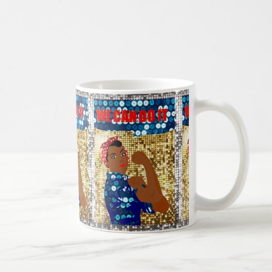 アフリカ人はリベッターを追いかける コーヒーマグカップ (右)