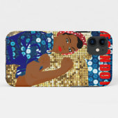 アフリカ人はリベッターを追いかける Case-Mate iPhoneケース (裏面(横))