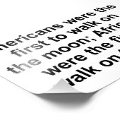 アフリカ人は地球上を最初に歩いた フォトプリント            (角)