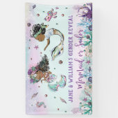 アフリカ人人魚と海賊セーラージェンダーの暴露 横断幕 (縦)