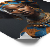 アフリカ人女性スタイル ポスター (角)