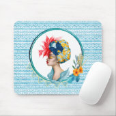 アフリカ人女性マウスパッド マウスパッド (マウス)