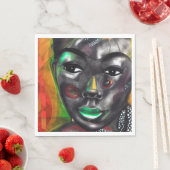 アフリカ人女性 スタンダードランチョンナプキン (インサイチュ)