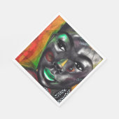 アフリカ人女性 スタンダードランチョンナプキン (角)