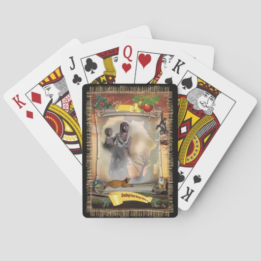 アフリカ人女性 トランプ (裏面)