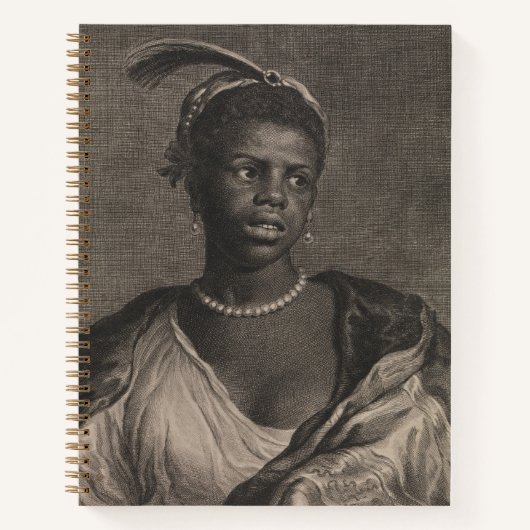 アフリカ人女性 ノートブック (正面)