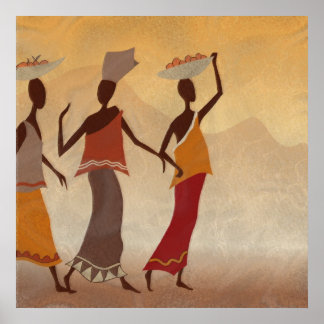 アフリカ人女性 ポスター