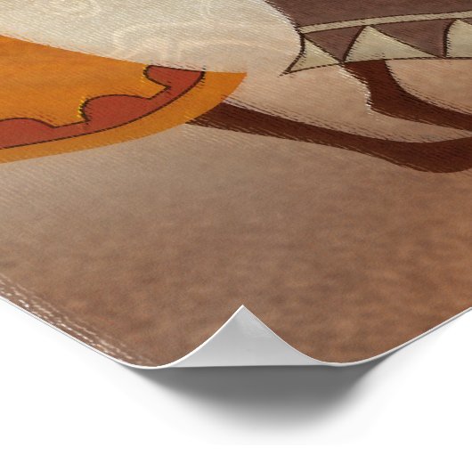 アフリカ人女性 ポスター (角)