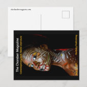 アフリカ人女性 ポストカード (正面/裏面)