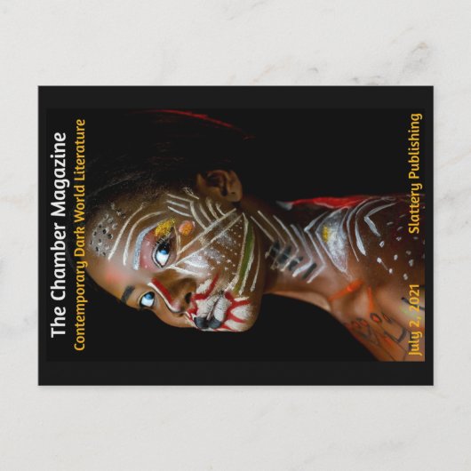 アフリカ人女性 ポストカード (正面)