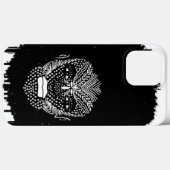 アフリカ人女性 |部族標識顔 Case-Mate iPhoneケース (裏面 (横))