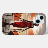 アフリカ人女性iPhone / iPadケース Case-Mate iPhoneケース (裏面 (横))