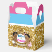 アフリカ人王室の性リビール金ゴールドグリッター フェイバーボックス (オープン)