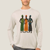 アフリカ人男性 トライブレンドTシャツ (正面)