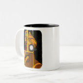 アフリカ人聞音楽 ツートーンマグカップ (正面左)