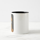 アフリカ人聞音楽 ツートーンマグカップ (中央)