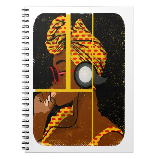 アフリカ人聞音楽 ノートブック (正面)