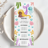 アフリカ人魚海赤ちゃんシャワーメニュー メニュー