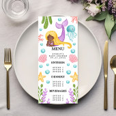 アフリカ人魚海赤ちゃんシャワーメニュー メニュー