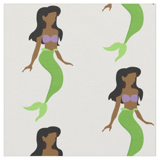 アフリカ人魚 ファブリック (クローズアップ)