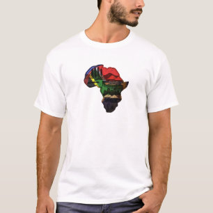 アフリカ伝統アート – 文化融合 Tシャツ