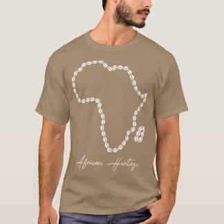アフリカ伝統コリーの地図 Tシャツ