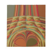 アフリカ伝統ハクナマタタマウンテンエスニックモティ ノートパッド (正面)