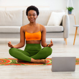 アフリカ伝統パターンデザイン ヨガマット