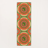 アフリカ伝統パターンデザイン ヨガマット (裏面)