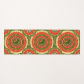 アフリカ伝統パターンデザイン ヨガマット (正面(横))