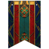 アフリカ伝統的のパターバンティング旗 バンティングフラッグ (第2の旗)